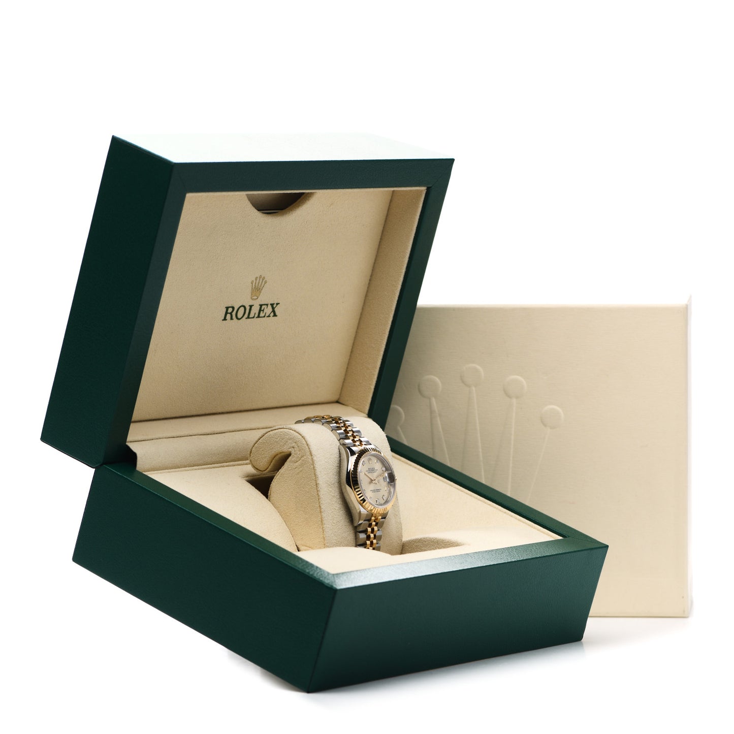 Stainless Steel 18K Yellow Gold Diamond 28mm Oyster Perpetual Datejust Watch Champagne 279173