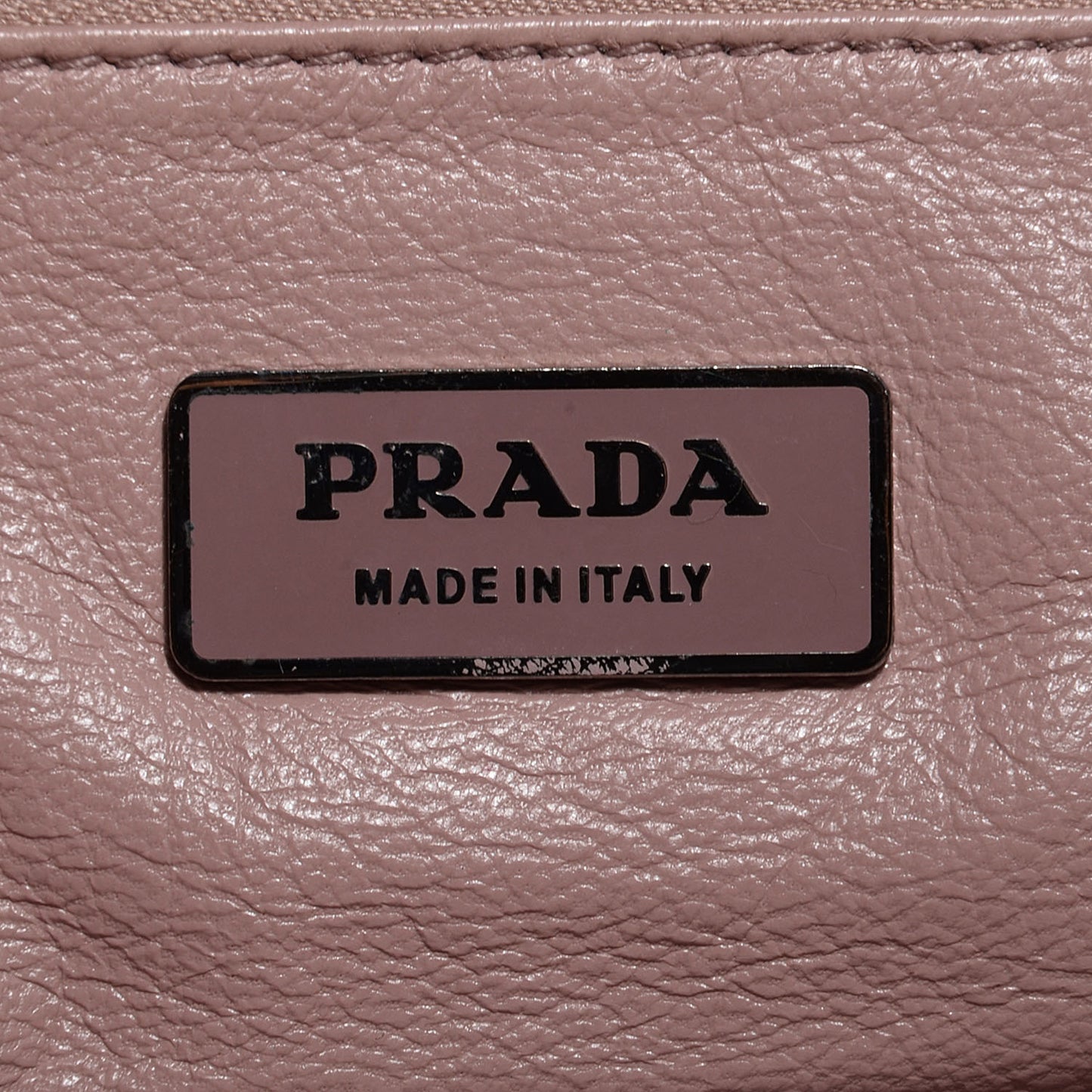 Leather Zip Tote Fumo
