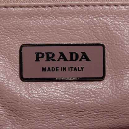 Prada Leather Zip Tote Fumo 7 of 11
