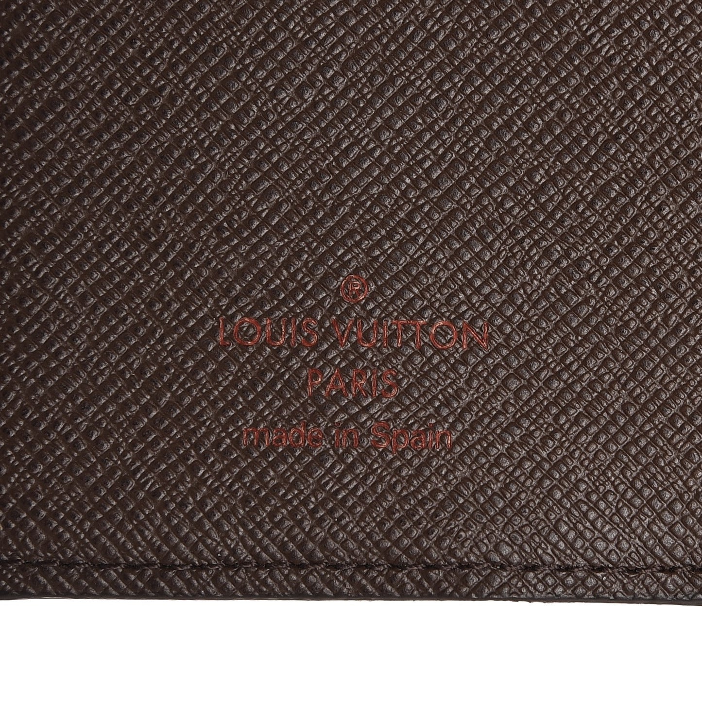 Damier Ebene Small Ring Agenda Cover