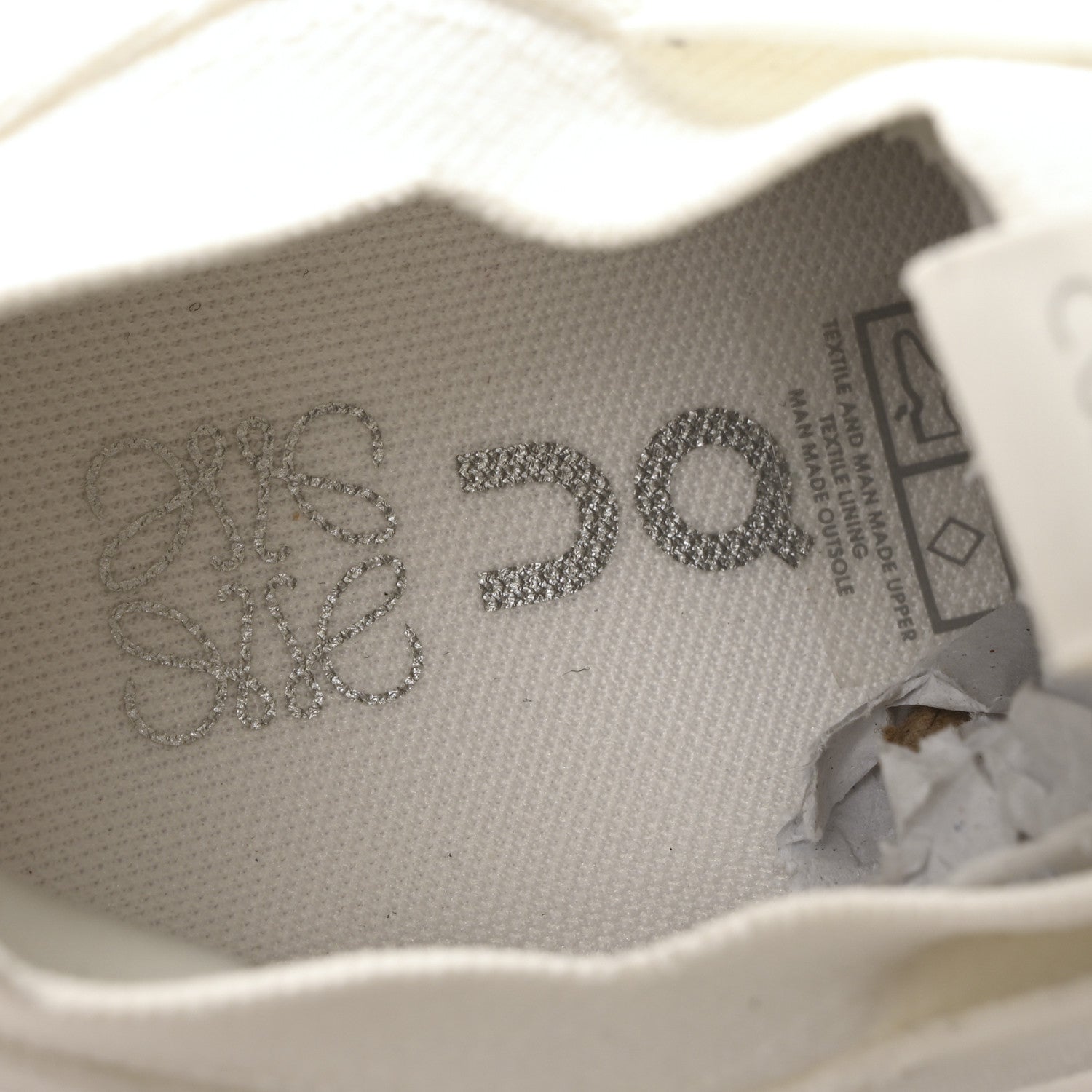 Loewe X ON Recycled Polyester Womens Cloudtilt Sneakers 37 All White 8 of 9
