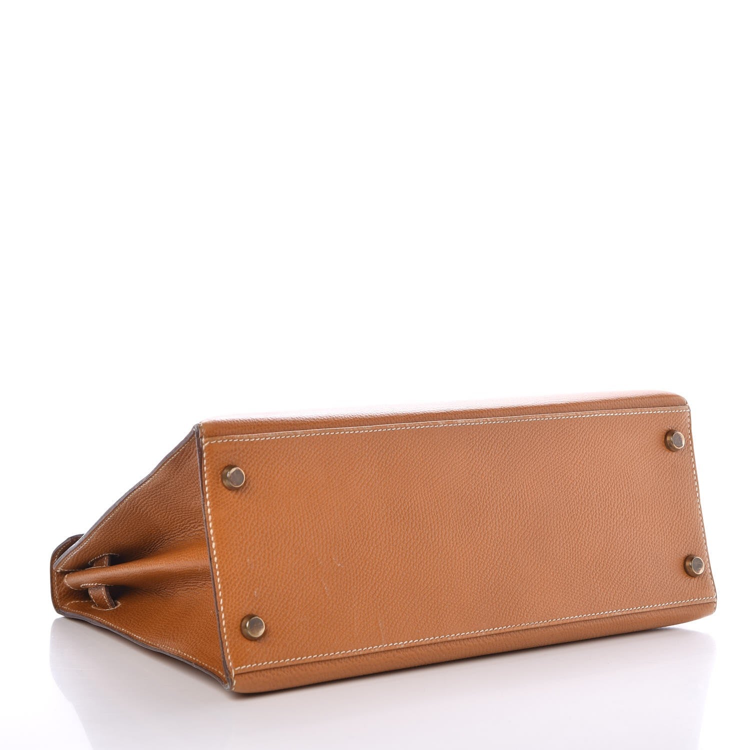 Hermes Courchevel Kelly Sellier 28 Gold 4 of 50