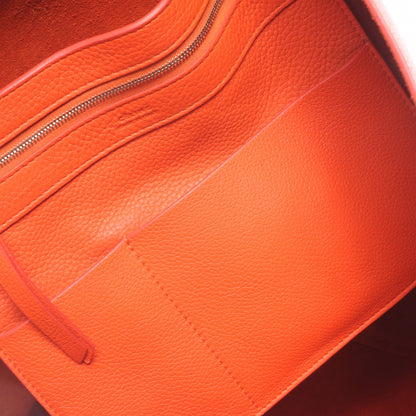 Celine Leather Medium Horizontal Cabas Phantom Orange 5 of 7