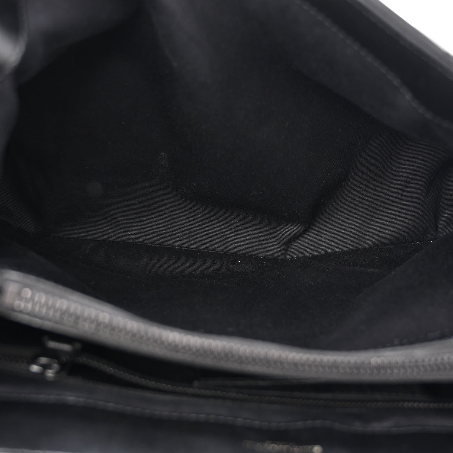 Saint Laurent Calfskin Y Quilted Monogram Monochrome Medium Loulou Chain Satchel Black 4 of 9