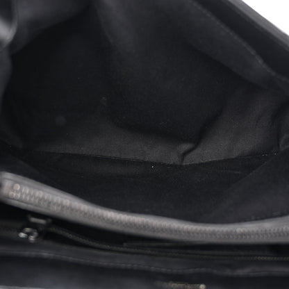 Saint Laurent Calfskin Y Quilted Monogram Monochrome Medium Loulou Chain Satchel Black 4 of 9