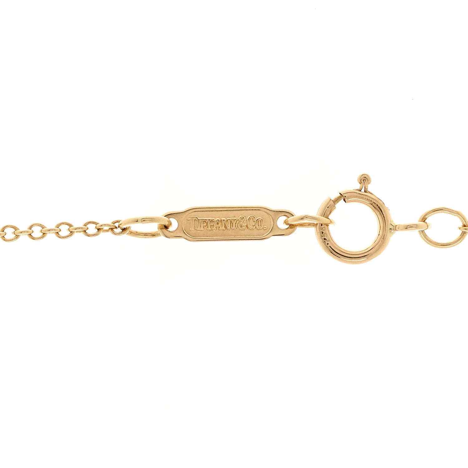 Tiffany 18K Yellow Gold Platinum Diamond Etoile Ball Pendant Necklace 6 of 6