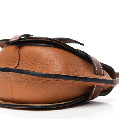 Loewe Grained Calfskin Mini Gate Crossbody Bag Caramel Pecan 7 of 10