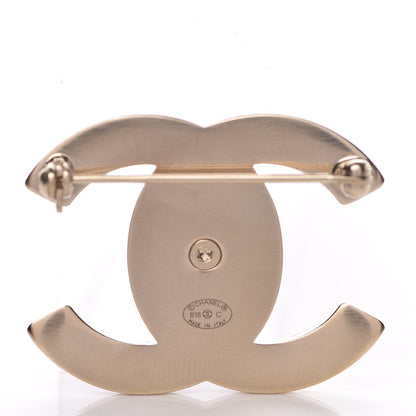 Chanel CC Turnlock Brooch Gold 3 of 5