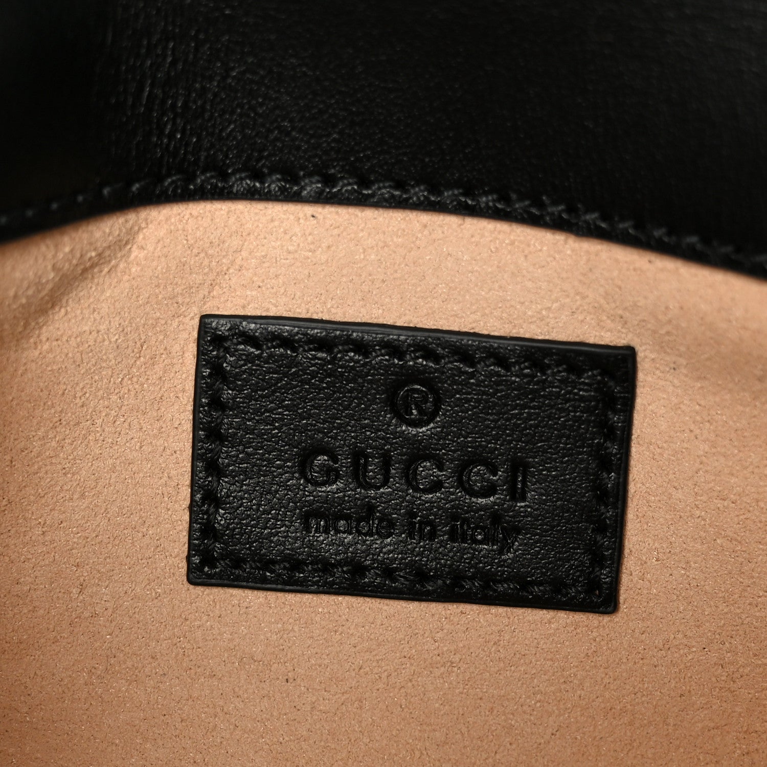 Gucci Calfskin Matelasse Monochrome GG Marmont Chain Belt Bag Black 6 of 11