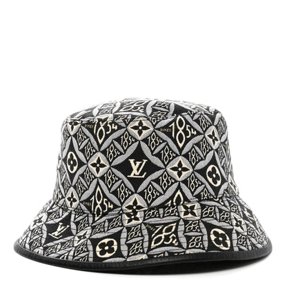 Louis Vuitton Jacquard Since 1854 Bucket Hat S Grey 1 of 8
