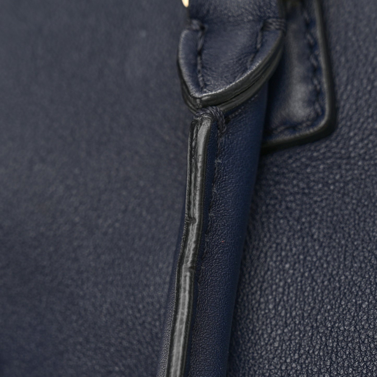 Vitello Rockstud Double Handle Tote Marine
