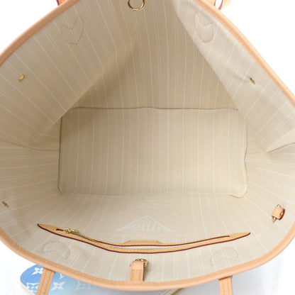 Louis Vuitton Monogram Giant By The Pool Neverfull MM Blue 6 of 11