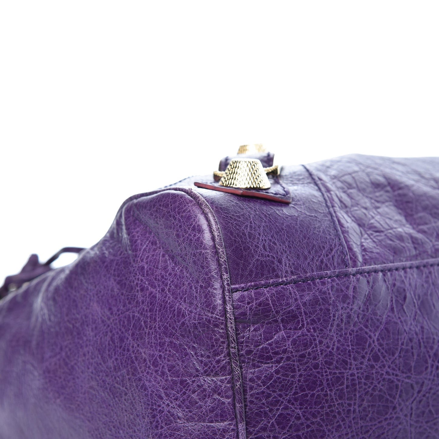 Agneau Giant 21 Gold Hardware Velo Dark Violet
