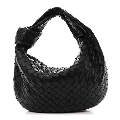 Bottega Veneta Nappa Intrecciato Teen Jodie Hobo Black 1 of 10