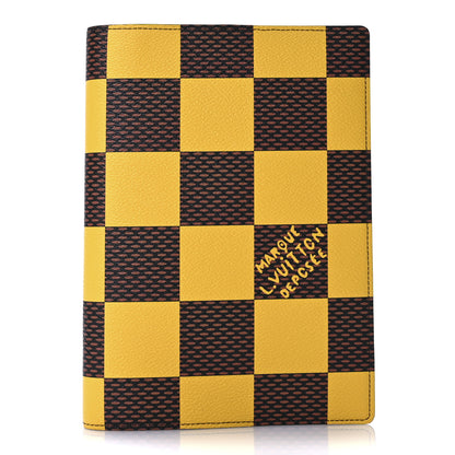 Louis Vuitton Damier Pop Auguste Notebook Cover Yellow 1 of 7