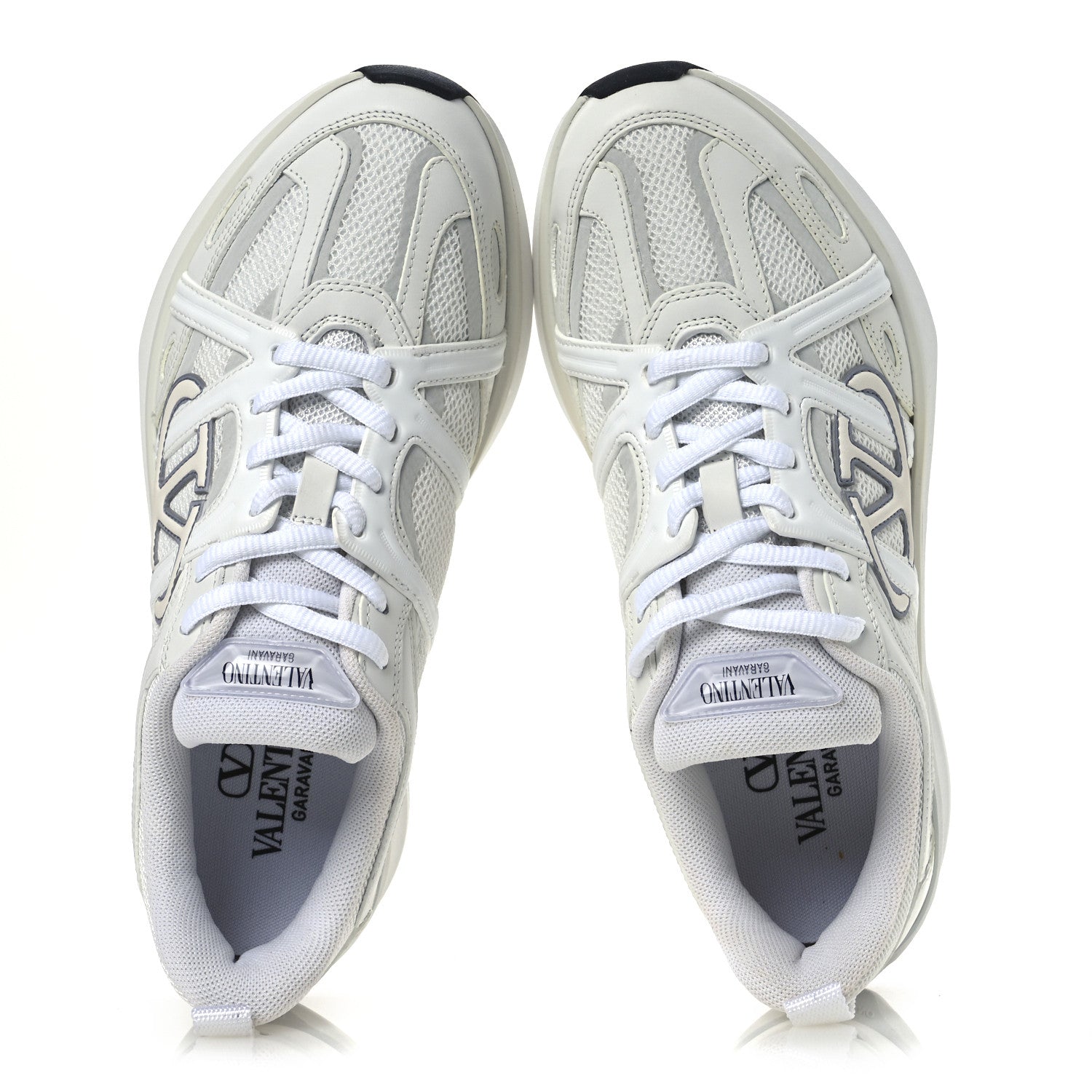 Valentino Garavani Calfskin EasyJog Sneakers 37 White 2 of 11