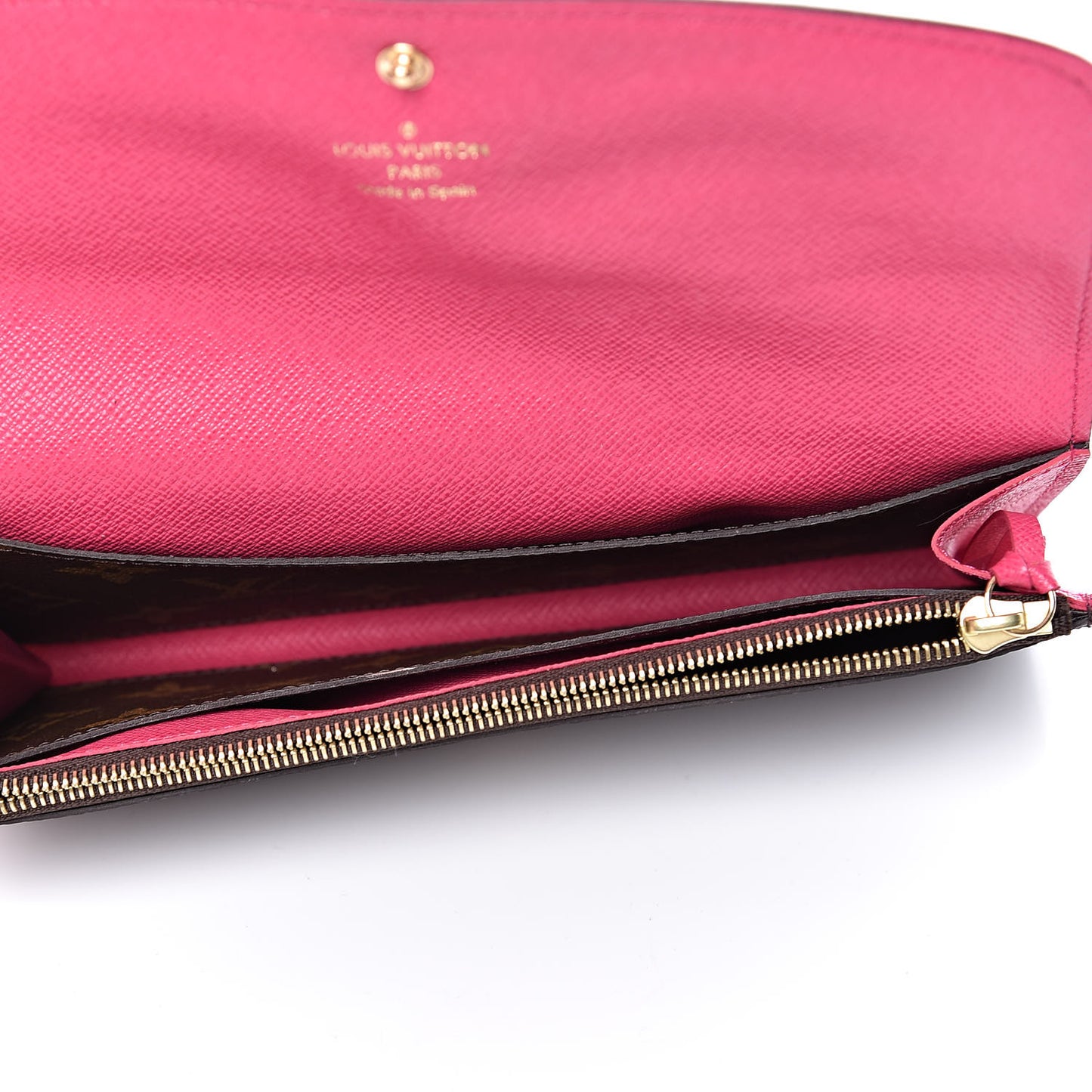 Monogram Emilie Wallet Hot Pink
