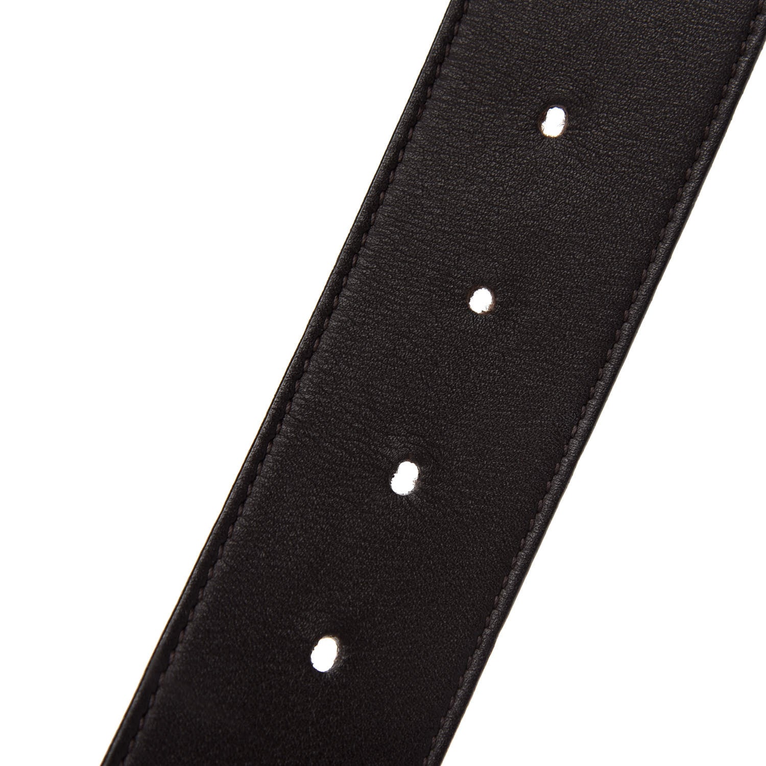 Gucci Moon Calfskin Nickel Double G 40mm Belt 100 40 Dark Cocoa 4 of 5