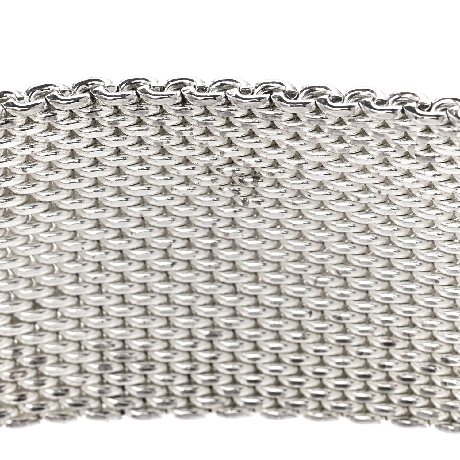 Chanel Metal Mesh CC Bracelet Silver 6 of 6