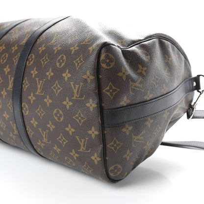 Louis Vuitton Monogram Macassar Keepall Bandouliere 45 11 of 11