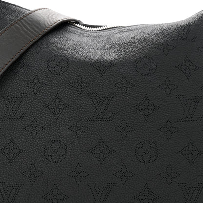 Louis Vuitton Mahina Beaubourg Hobo MM Black 9 of 15