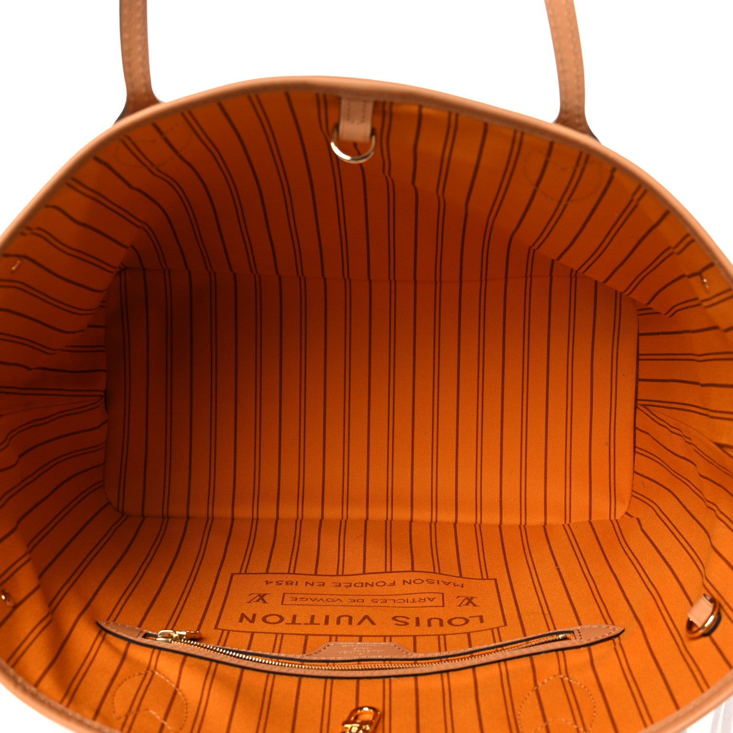 Louis Vuitton Damier Azur Braided Neverfull MM Orange 6 of 12