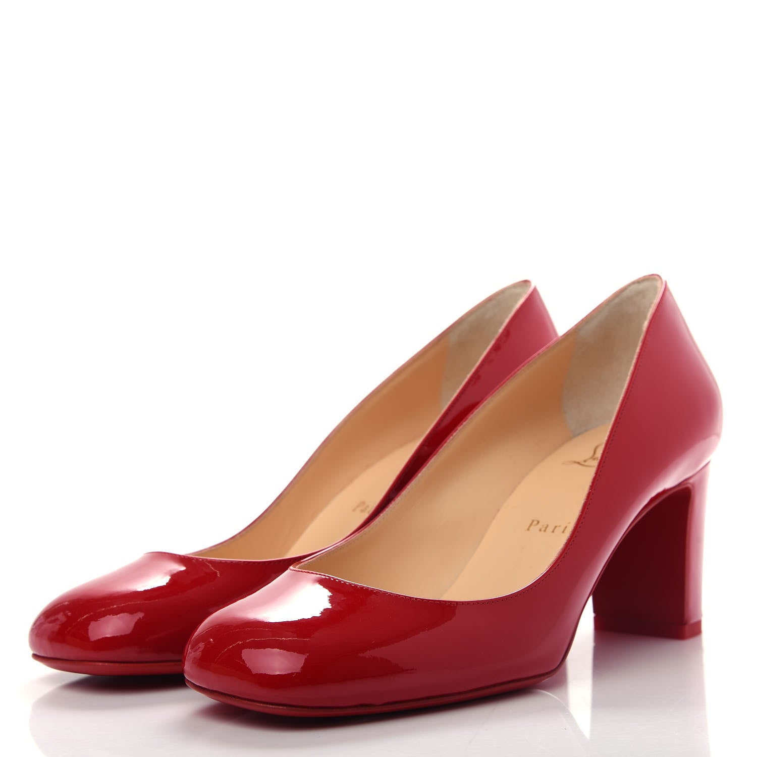 Christian Louboutin Patent Cadrilla 70 Pumps 37.5 Loubi 3 of 10