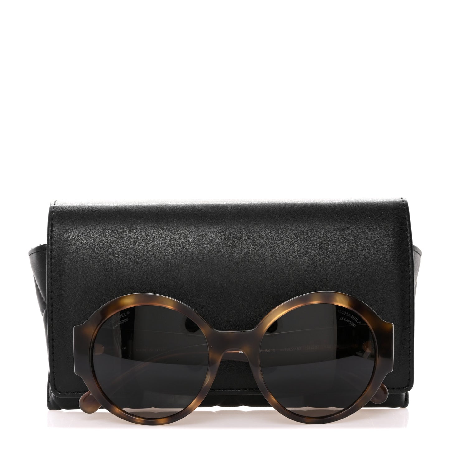 Acetate Polarized Round Sunglasses 5410 Tortoise