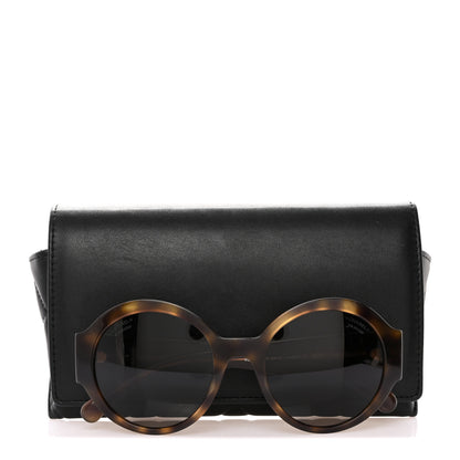 Chanel Acetate Polarized Round Sunglasses 5410 Tortoise 8 of 8