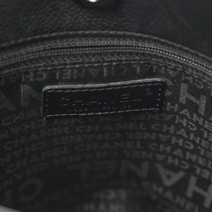 Chanel Caviar Square Stitched Tote Black 6 of 10