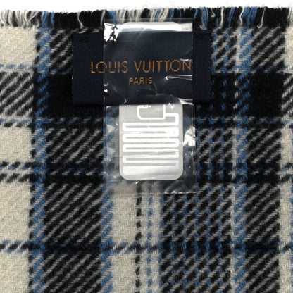 Louis Vuitton Cashmere Monogram Reykjavik Scarf Black 3 of 3