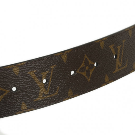 Louis Vuitton Macassar Monogram LV Initiales Reversible Belt100 40 5 of 6