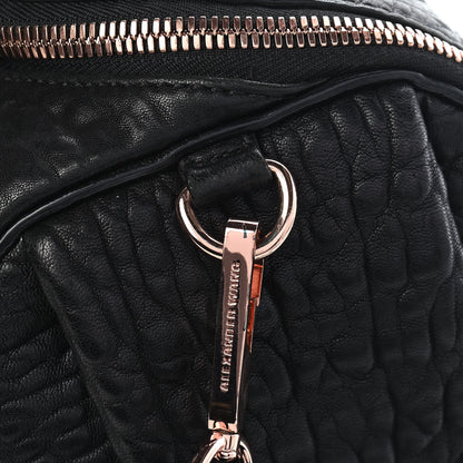 Alexander Wang Pebbled Lambskin Rockie Black Rose Gold Hardware 11 of 11