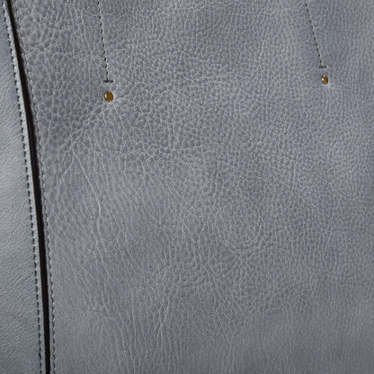 Chloe Smooth Calfskin Medium Milo Shopping Tote Cloudy Blue 11 of 11