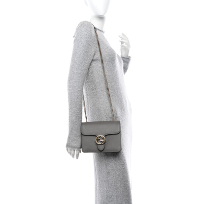 Gucci Dollar Calfskin Small Interlocking G Shoulder Bag Loess 2 of 10