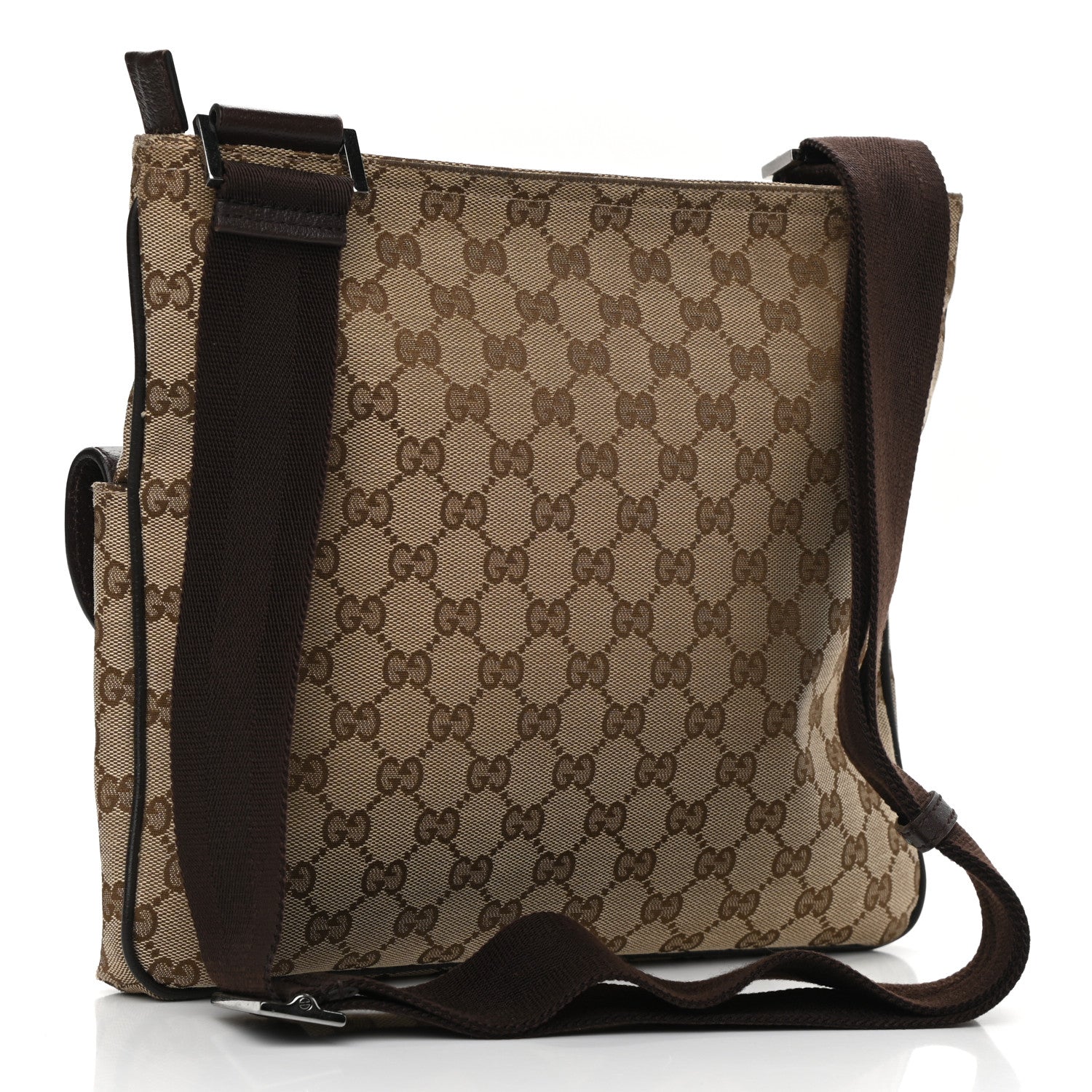 Gucci Monogram Small Messenger Dark Brown 2 of 13