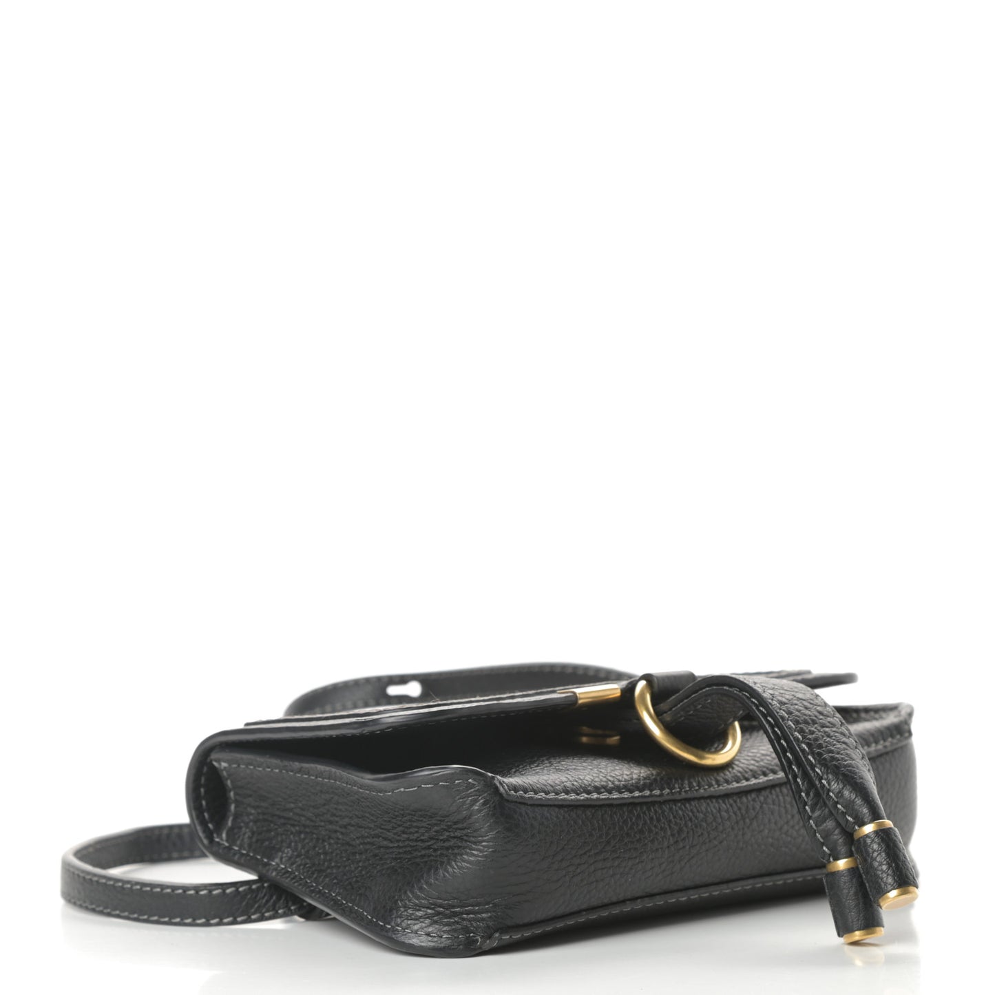 Calfskin Marcie Convertible Belt Bag Black
