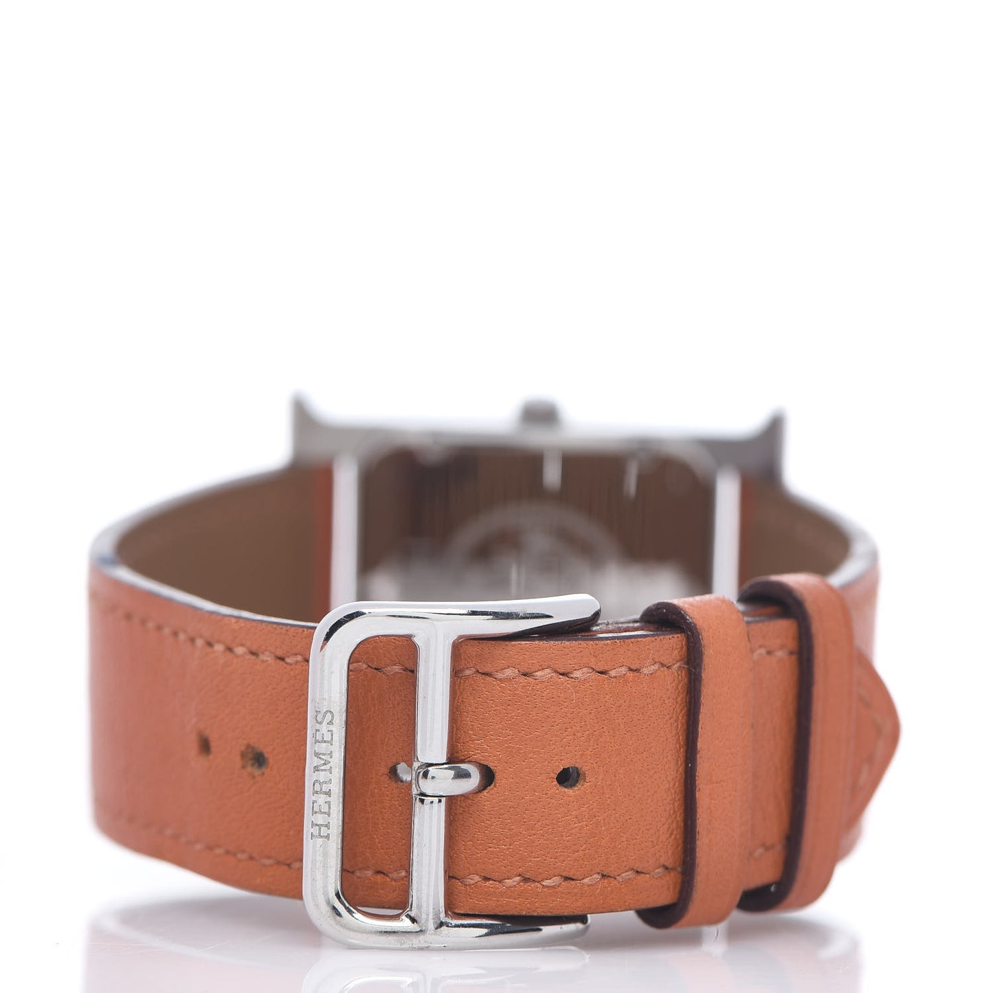 Stainless Steel Swift 26mm Heure H Hour Quartz Watch Orange