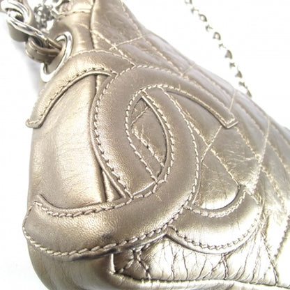 Chanel Quilted Cotton Club Pochette Bronze 6 of 12