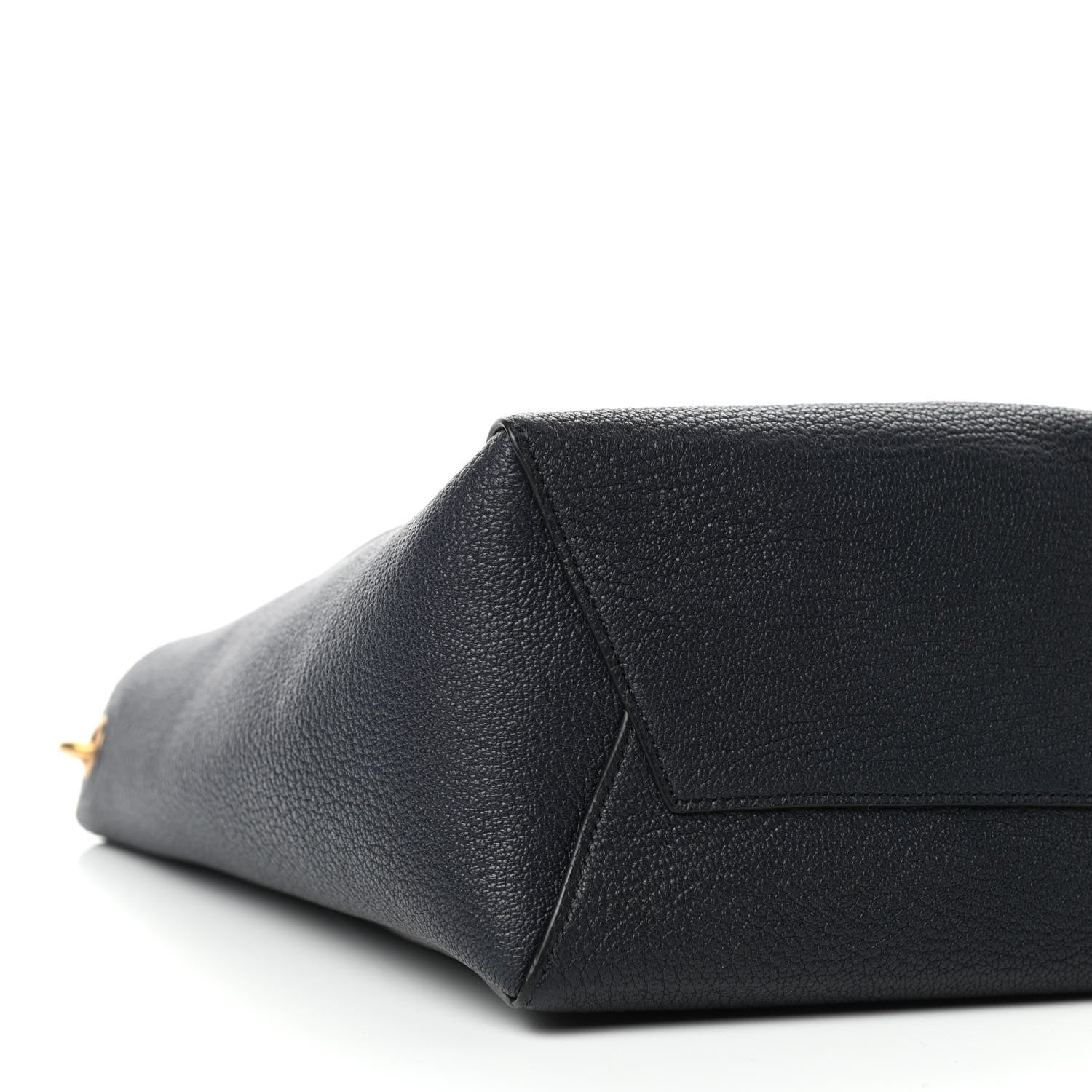 Celine Soft Grained Calfskin Small Sangle Bucket Bag Navy 7 of 9