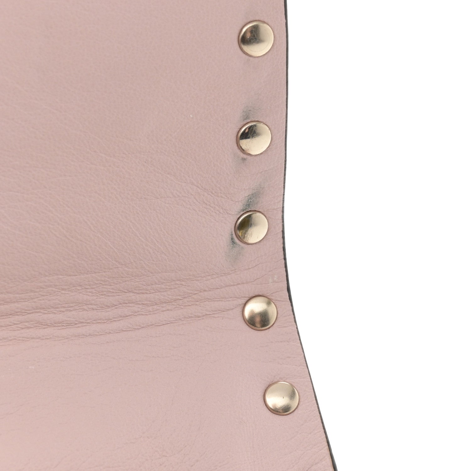 Valentino Garavani Lambskin Medium Rockstud Spike Shoulder Bag Poudre 12 of 15