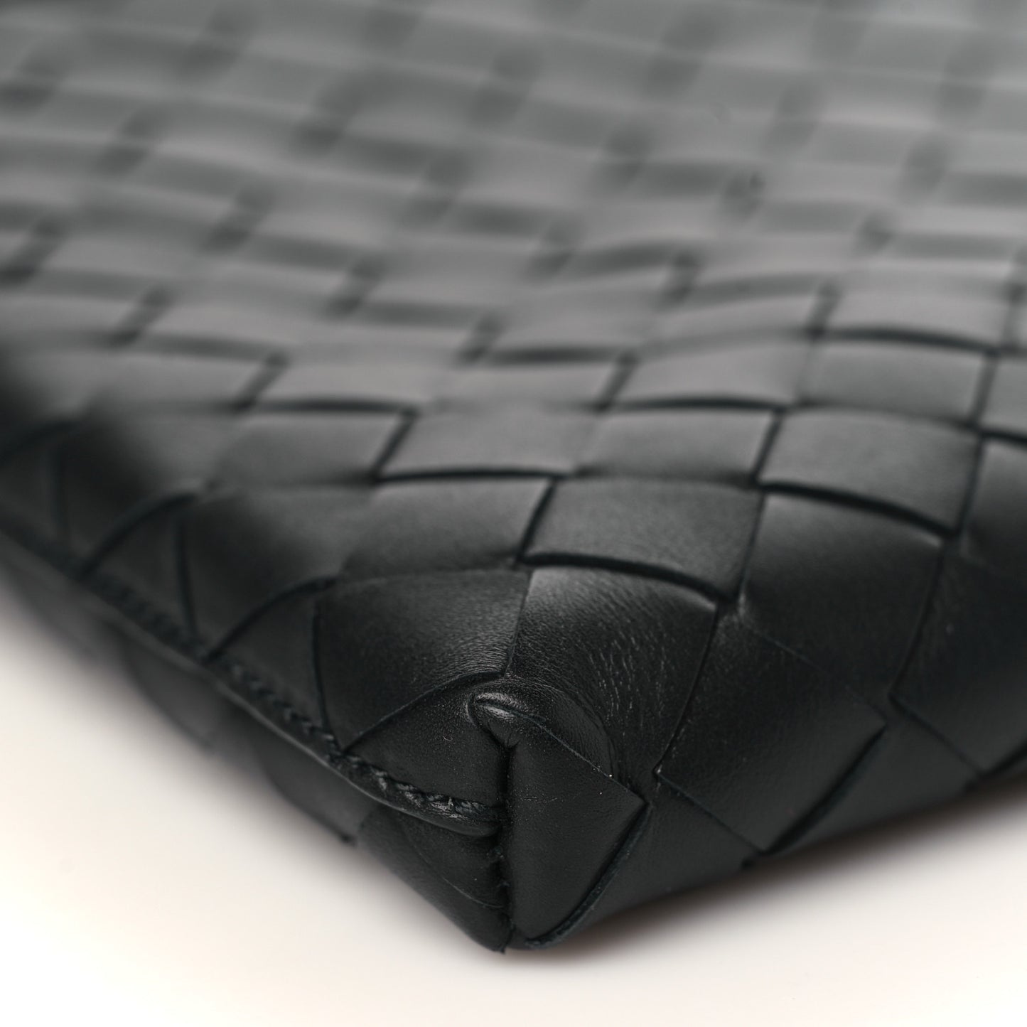 Nappa Intrecciato VN Crossbody Messenger Bag Black