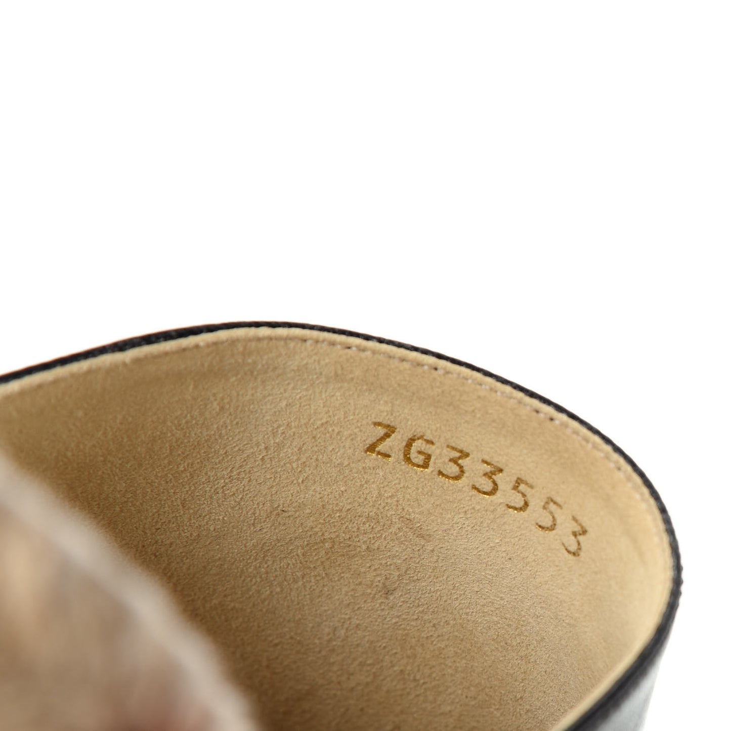 Goatskin Patent CC Espadrille Mules 40 Black
