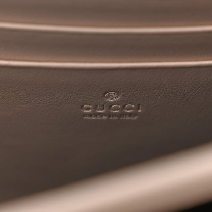 Gucci Calfskin Matelasse GG Marmont Chain Wallet Mystic White 7 of 15