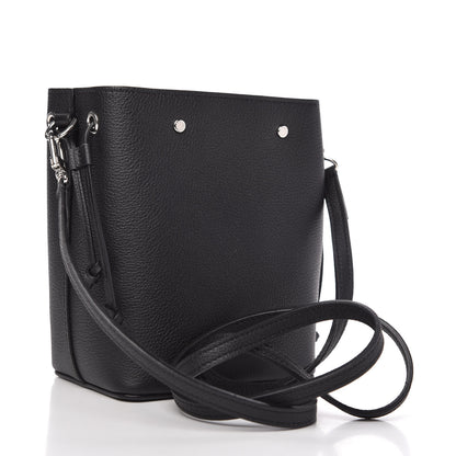 Louis Vuitton Calfskin Nano Lockme Bucket Black 3 of 10