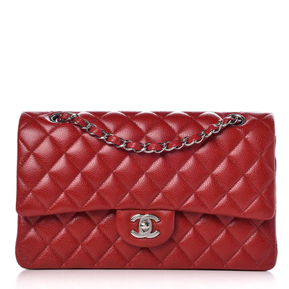 Chanel Caviar Quilted Medium Double Flap Red 1 of 10