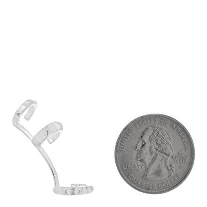 Hermes Sterling Silver Clou d'H Left Single Ear Cuff 2 of 4