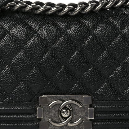 Chanel Caviar Quilted Small Boy Flap Black 8 of 11