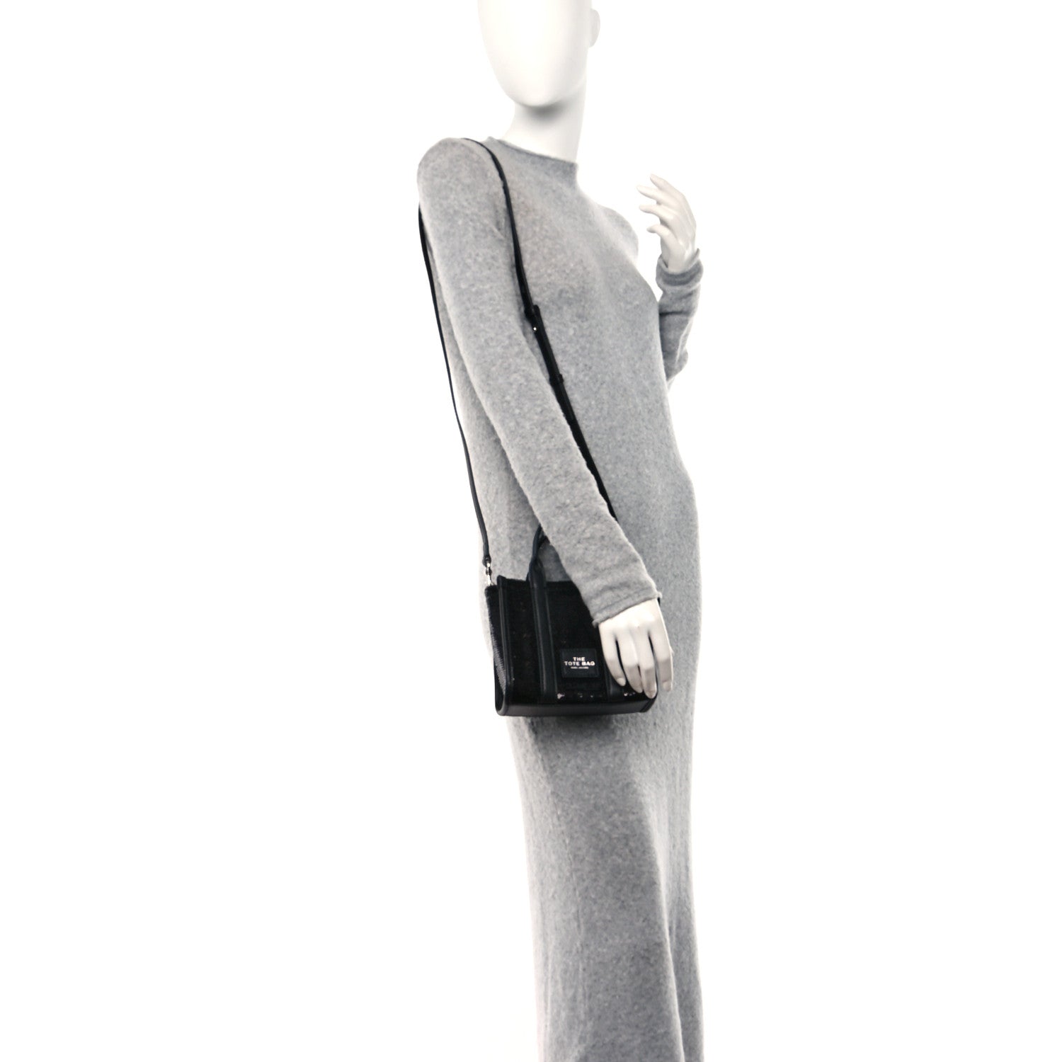 Marc Jacobs Sequin Small The Tote Bag Black 2 of 10