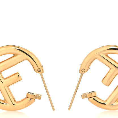 Fendi Metal F is Fendi Hoop Earrings Gold 3 of 5
